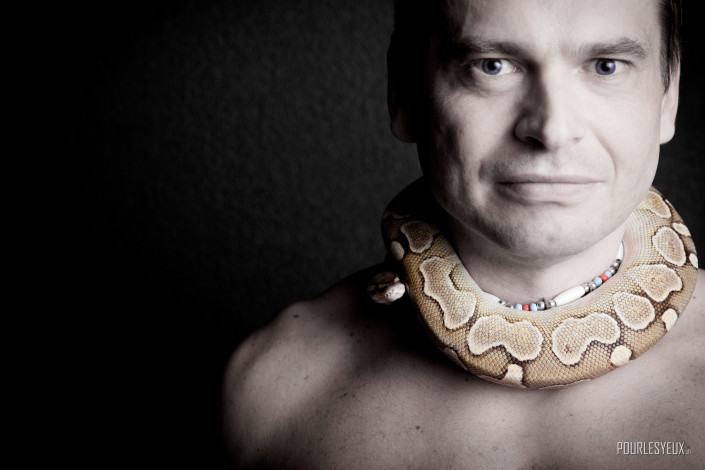 photographe geneve carouge serpent noir blanc