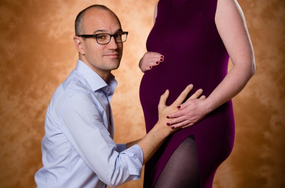 Photographe de grossesse à Genève - Futurs parents