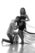 Photographe de grossesse à Genève - Couple avec animal de compagnie - En noir et blanc