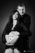 Photographe de grossesse à Genève - Futurs parents - En noir et blanc