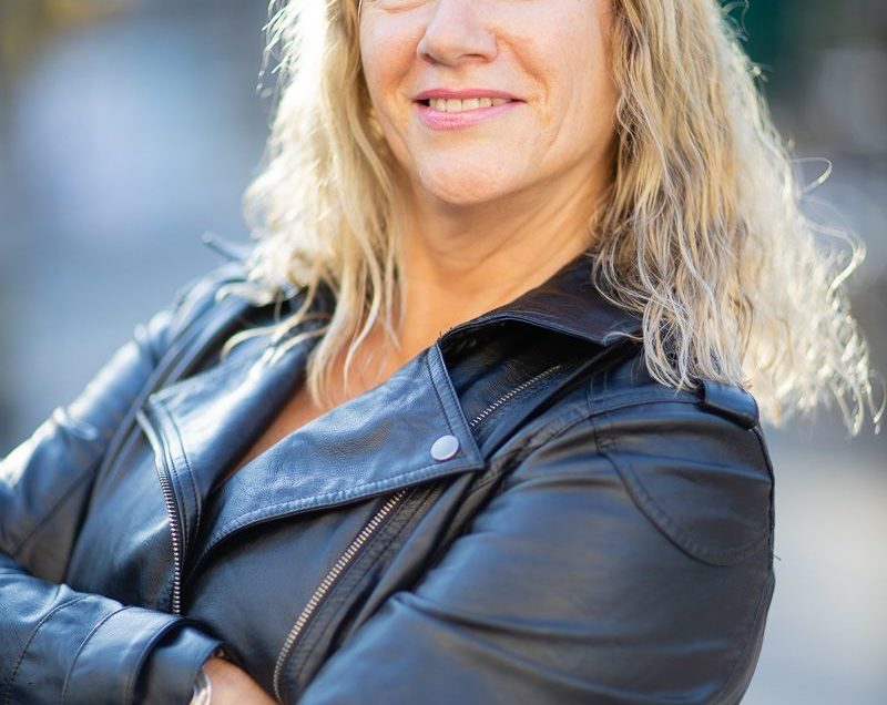 Portrait de femme souriante