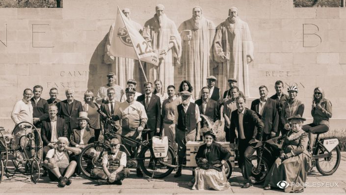Photo hommage pour les 125 ans du TCS à Genève